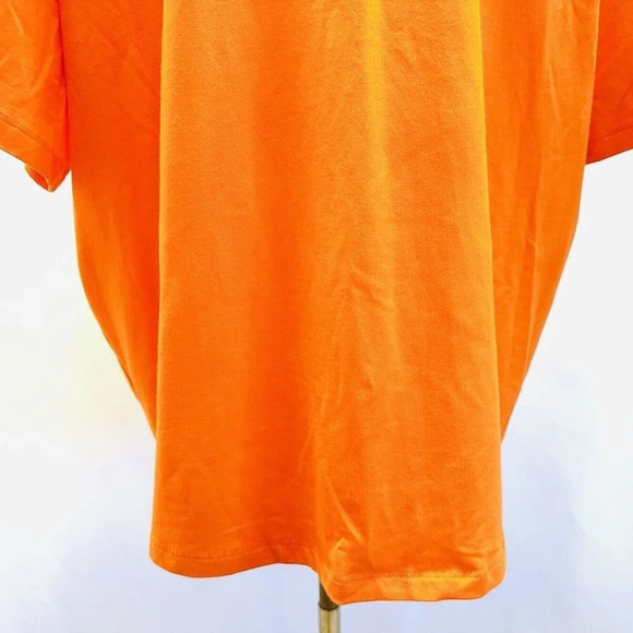 NWT TEK GEAR Women Short Sleeve Crew Neck On the Go Gear Orange Shirt Plus Sz 1X - Picture 10 of 12